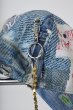 画像5: BODYSONG.  25AW TROMPE L'OEIL DENIM CAP JUV BLUE (5)