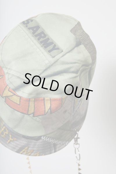 画像8: BODYSONG.  25AW TROMPE L'OEIL MIL HAT JUV KHAKI (8)