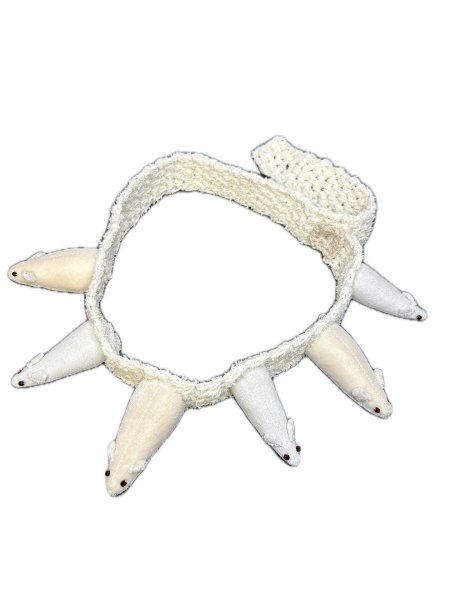 画像1: the tens -the10s 6rats choker white (1)