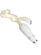 画像1: the tens -the10s linen rats amulet necklace white (1)