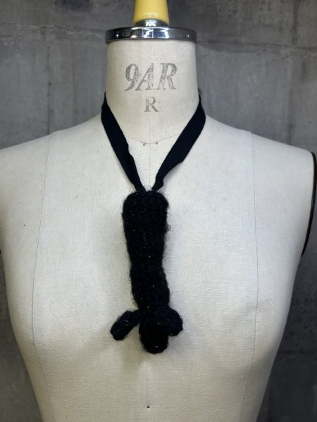 画像3: the tens -the10s rats finger doll necklace 黒 (3)