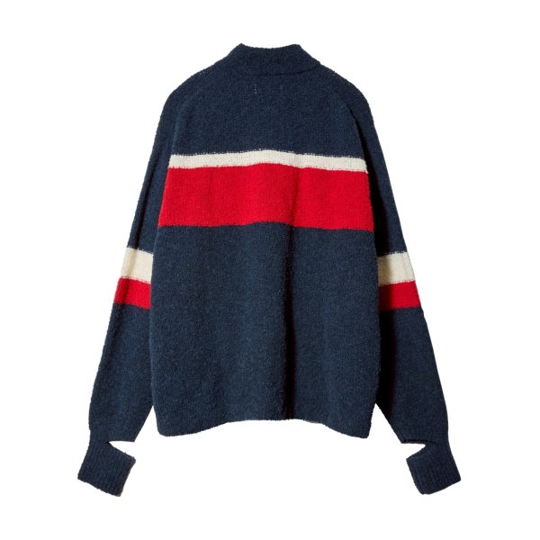 画像2: LIBRIO MENDONÇA　KNIT RACING CARDIGAN (2)