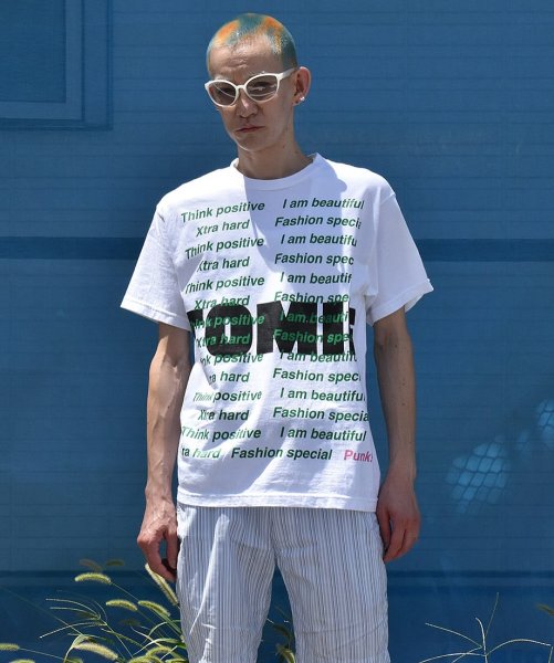 画像4: TOMIE Message Punk! T-shirt white (4)