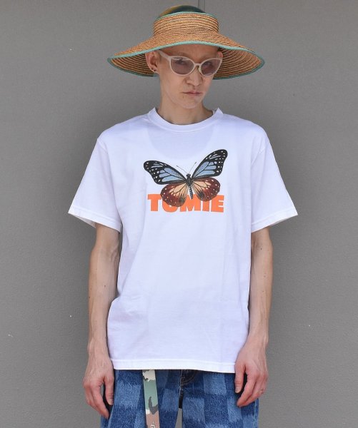 画像3: TOMIE Aagimadara Butterfly T-shirt white (3)