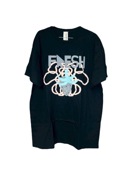 画像1: WESTFALL FRESH SWIRL T-SHIRT SS BLACK (1)