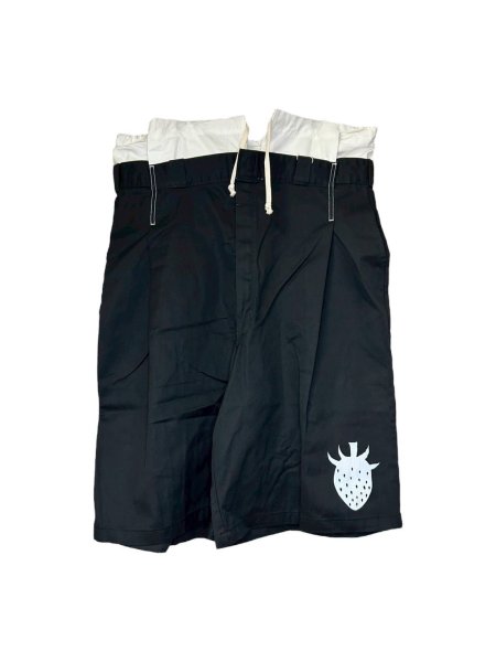 画像1: WESTFALL WES06P008 WHATEVERWORKS DRAWSTRING SHORT BLACK (1)