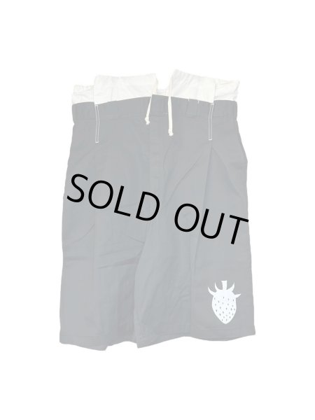 画像1: WESTFALL  WHATEVERWORKS DRAWSTRING SHORT BLACK (1)
