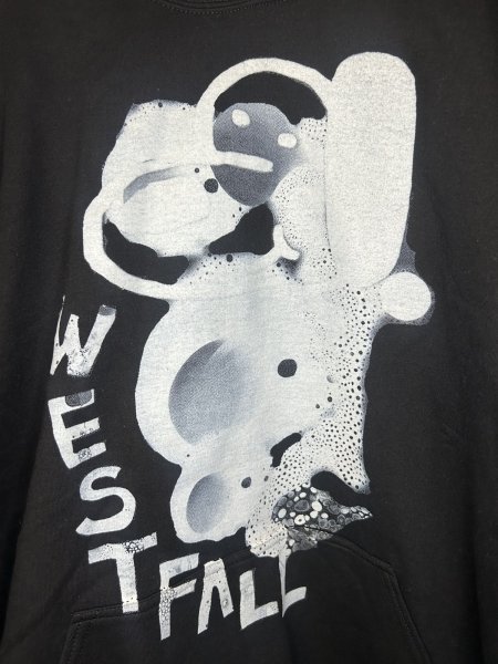 画像3: WESTFALL WESTFALL GRAPHIC HOODIE LS BLACK (3)