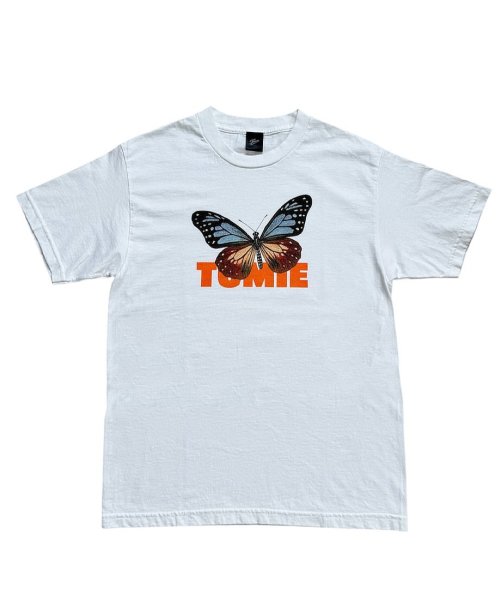画像1: TOMIE Aagimadara Butterfly T-shirt white (1)