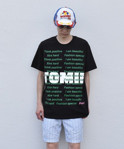 画像4: TOMIE Message Punk! T-shirt black (4)