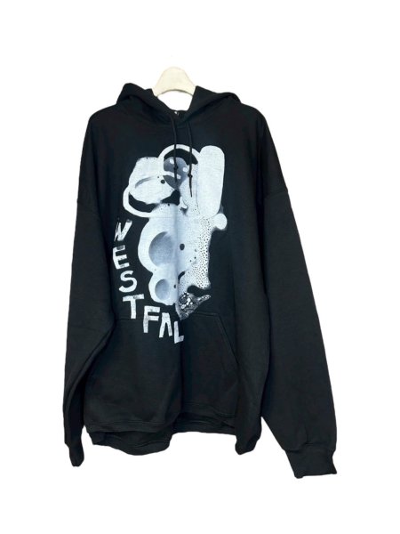 画像1: WESTFALL WESTFALL GRAPHIC HOODIE LS BLACK (1)