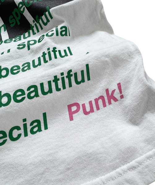 画像3: TOMIE Message Punk! T-shirt white (3)