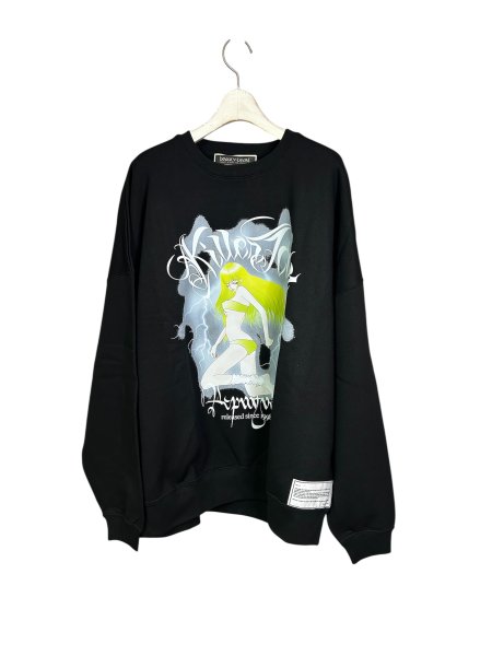 画像1: beauty:beast　bb-34006  Souvenir Graphic Big sweatshirt 『Eve』 (1)