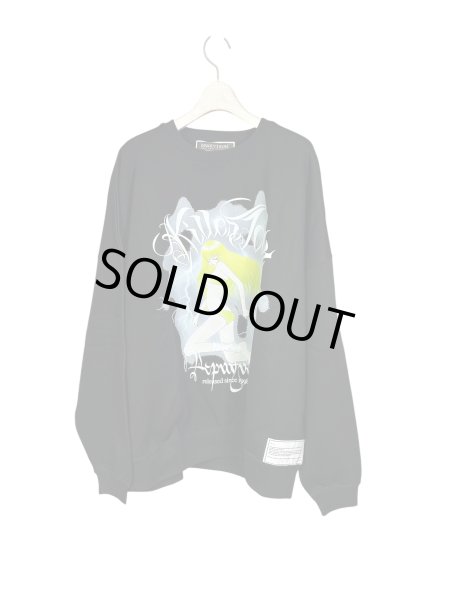 画像1: beauty:beast　bb-34006  Souvenir Graphic Big sweatshirt 『Eve』 (1)