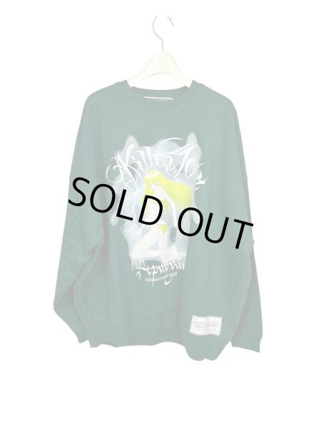 画像1: beauty:beast　bb-34006  Souvenir Graphic Big sweatshirt 『Eve』 (1)