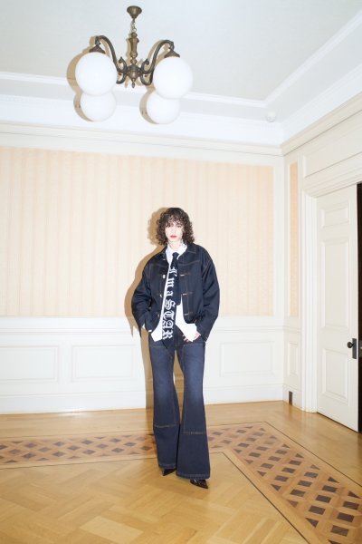 画像8: TENDER PERSON JAQUARD KNIT TIE BLACK (8)