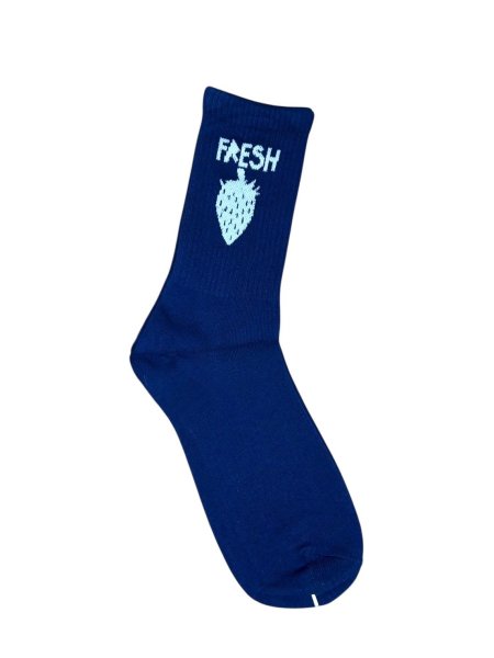 画像1: WESTFALL FRESH SOCKS NAVY (1)