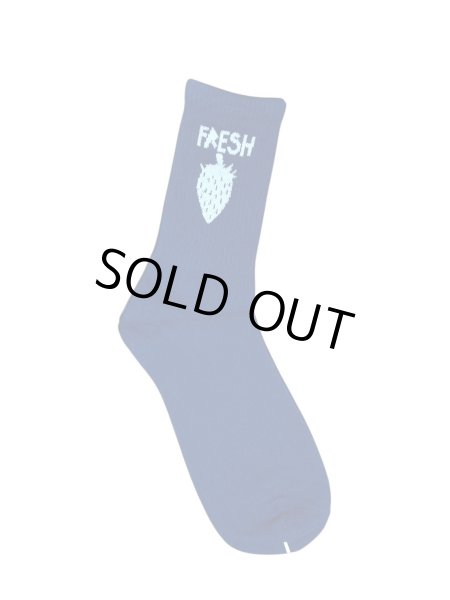 画像1: WESTFALL FRESH SOCKS NAVY (1)