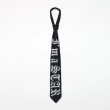 画像1: TENDER PERSON JAQUARD KNIT TIE BLACK (1)