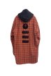 画像2: Azuma.　PLAID DOCKING HOOD SHIRT (2)