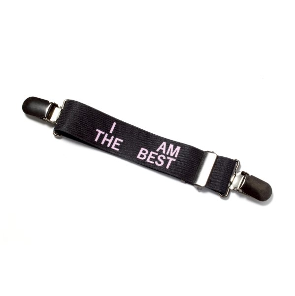 画像1: LIBRIO MENDONCA SUSPENDER/BLACK I AM THE BEST (1)