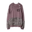画像1: LIBRIO MENDONÇA　KNIT FUR BOTTLENECK PO PURPLE (1)