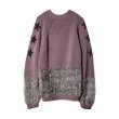画像2: LIBRIO MENDONÇA　KNIT FUR BOTTLENECK PO PURPLE (2)