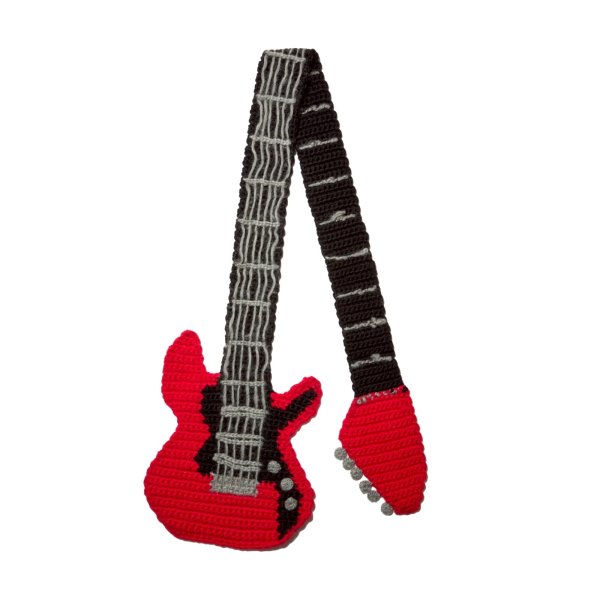 画像1: LIBRIO MENDONÇA　TOMODACHI GUITTER MUFFLER RED (1)