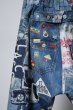 画像10: BODYSONG. 25AW 3D CUT TROUSERS TROMPE L'OEIL JUV BLUE (10)