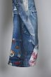 画像16: BODYSONG. 25AW 3D CUT TROUSERS TROMPE L'OEIL JUV BLUE (16)