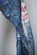 画像15: BODYSONG. 25AW 3D CUT TROUSERS TROMPE L'OEIL JUV BLUE (15)