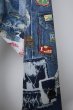 画像6: BODYSONG. 25AW 3D CUT TROUSERS TROMPE L'OEIL JUV BLUE (6)