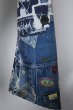 画像7: BODYSONG. 25AW 3D CUT TROUSERS TROMPE L'OEIL JUV BLUE (7)