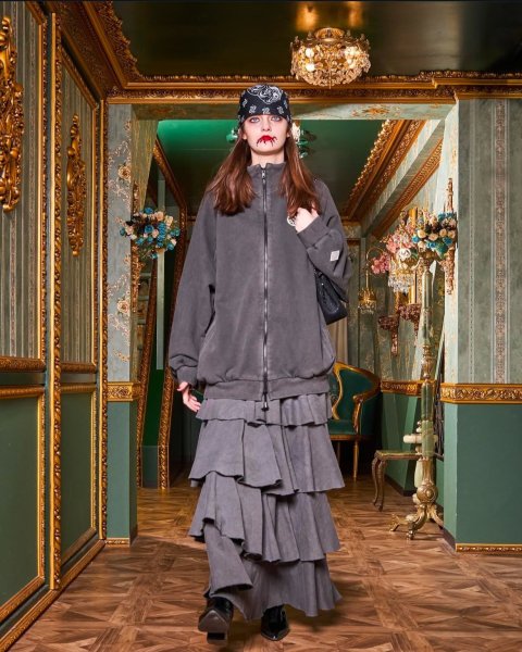 画像5: el conductorH COTTON WASHED FULL ZIP TRACK JKT (5)