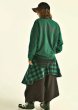 画像5: beauty:beast　8Q Layered Super Wide Sarouel（Checker Edition) BLACK×GREEN (5)