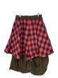 画像1: beauty:beast　8Q Layered Super Wide Sarouel（Checker Edition) BROWN×RED (1)