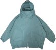 画像1: BALMUNG　ハイネックビッグパーカー　Grey (1)