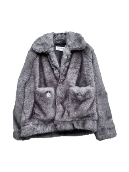 画像1: el conductorH　CHEMICAL FUR BLOUSON SILVER (1)