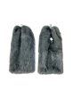 画像1: el conductorH　CHEMICAL FUR LEG WARMER GRAY (1)