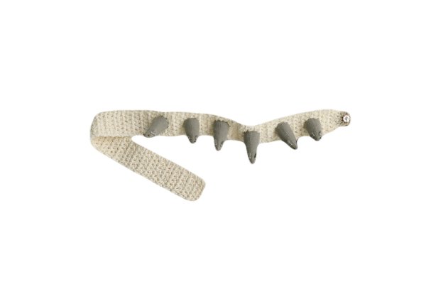 画像1: the tens -the10s 6rats choker white × gray (1)