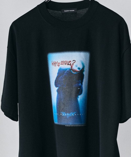 画像2: TENDER PERSON  The Dark Knight TEE BLACK (2)
