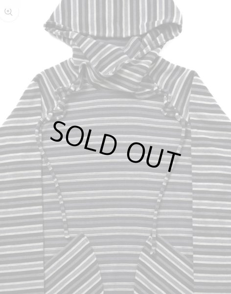 画像4: AMORPHIA TOKYO Ancilla Tight Hoodie (Static Greyscale) (4)