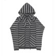 画像1: AMORPHIA TOKYO Ancilla Tight Hoodie (Static Greyscale) (1)