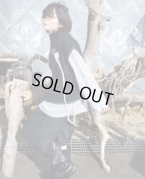 画像5: AMORPHIA TOKYO Phase Fringe Vest （Plank Black） (5)