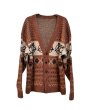画像1: el conductorH　WOOL NORDIC KNIT CARDIGAN  (1)
