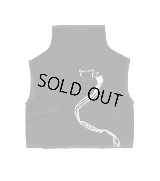 画像1: AMORPHIA TOKYO Phase Fringe Vest （Plank Black） (1)