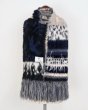 画像1:  rurumu: Floaters fluffy muffler black (1)