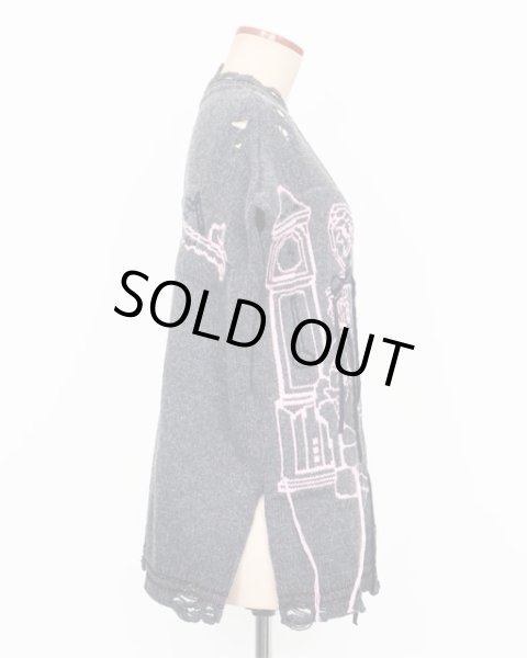 画像3: rurumu: 25AW mimi jacquard over size vest　gray (3)