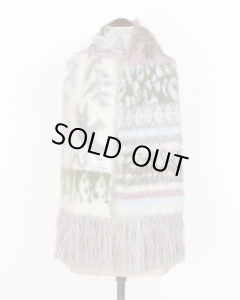 画像1:  rurumu: Floaters fluffy muffler ivory (1)