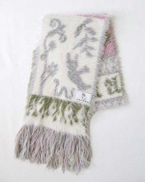 画像3:  rurumu: Floaters fluffy muffler ivory (3)